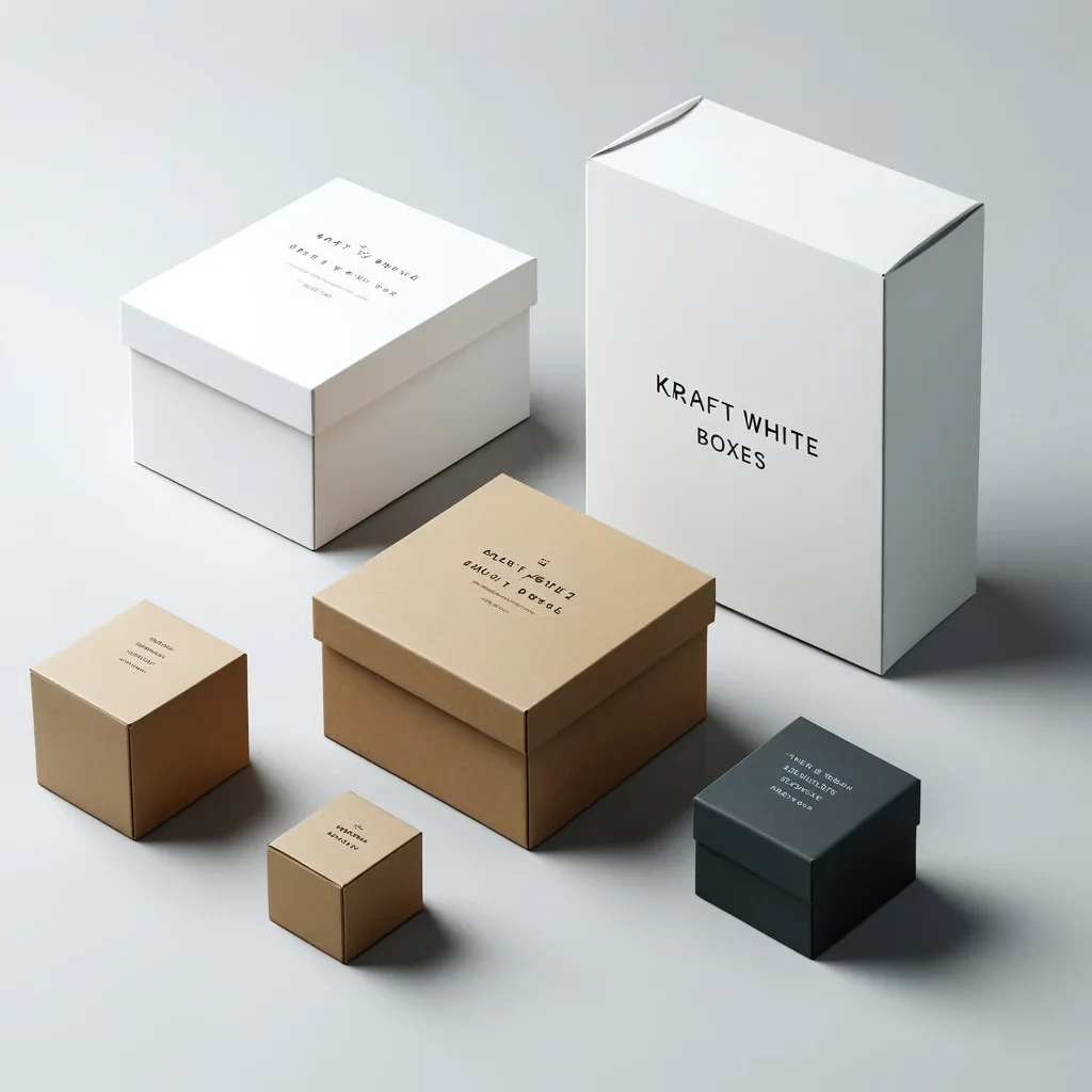 Kraft White Boxes